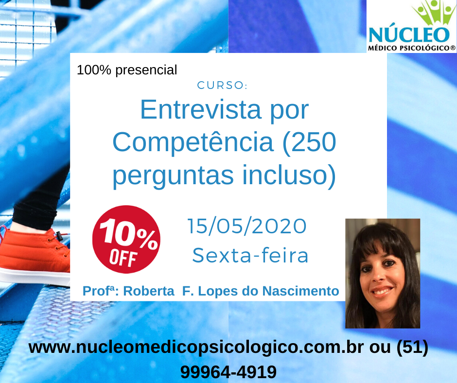 45º Curso: Entrevista por Competências (Incluso 250 perguntas)