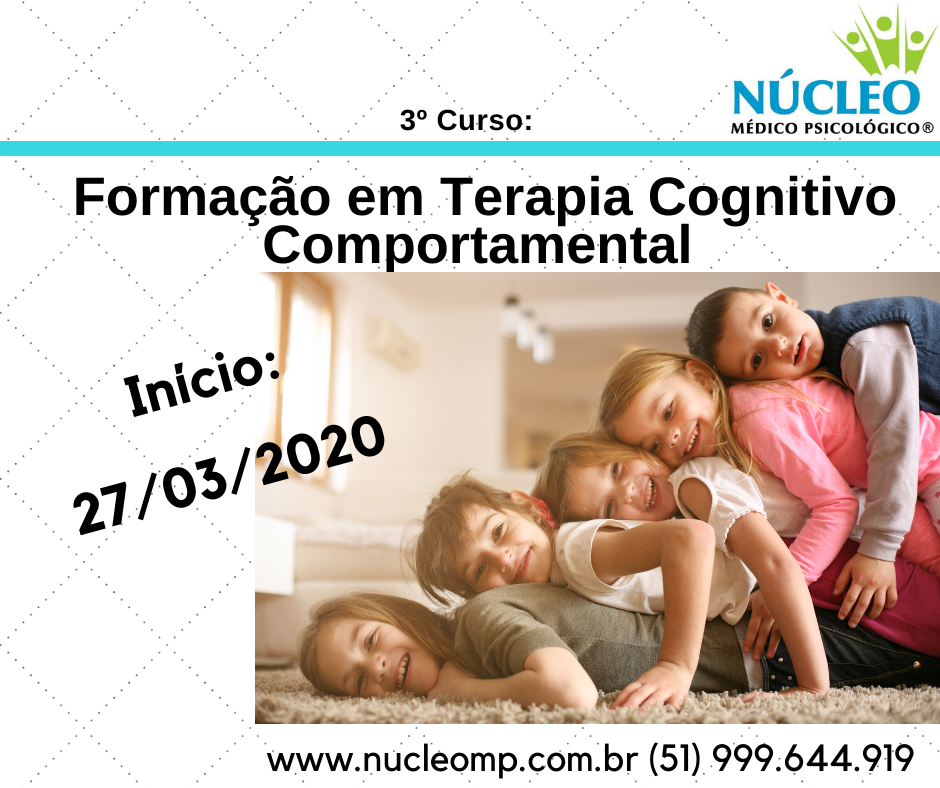 3º Turma: Formação em Terapia Cognitivo Comportamental