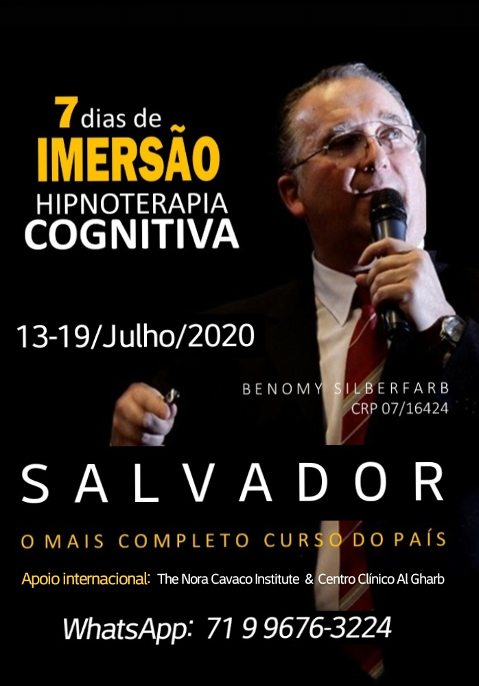 CURSO HIPNOTERAPIA COGNITIVA: imersão de sete dias!
