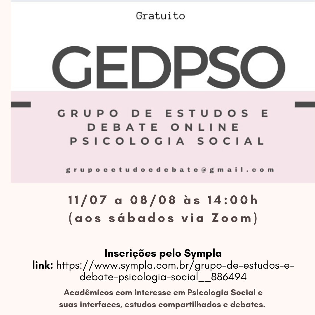 Grupo de Estudos  e Debate em Psicologia Social