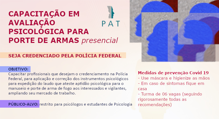 Curso de Capacitação em Avaliação Psicológica para o manuseio e porte de arma de fogo