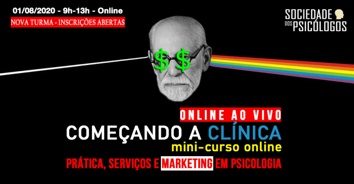 Curso - Começando a Clínica: Prática, Serviços e Marketing em Psicologia (EAD – Ao Vivo)
