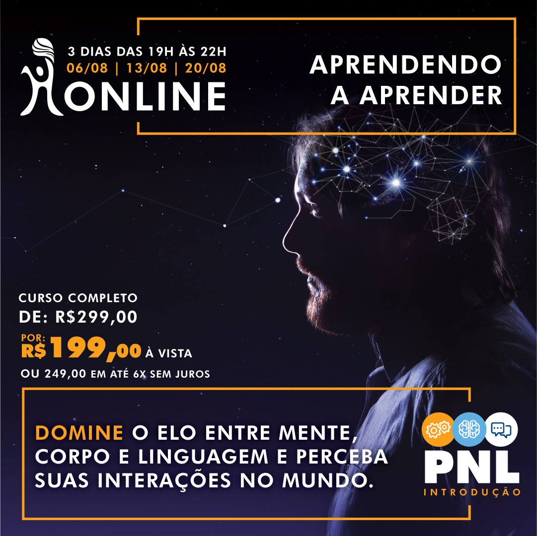 INTRODUÇÃO À PROGRAMAÇÃO NEUROLINGUÍSTICA (PNL) ONLINE