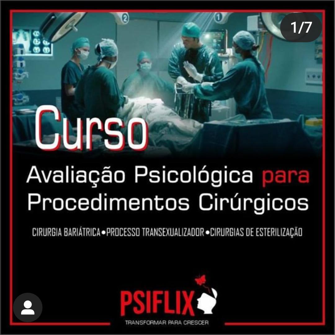 Curso de Avaliação Psicológica para Procedimentos Cirúrgicos