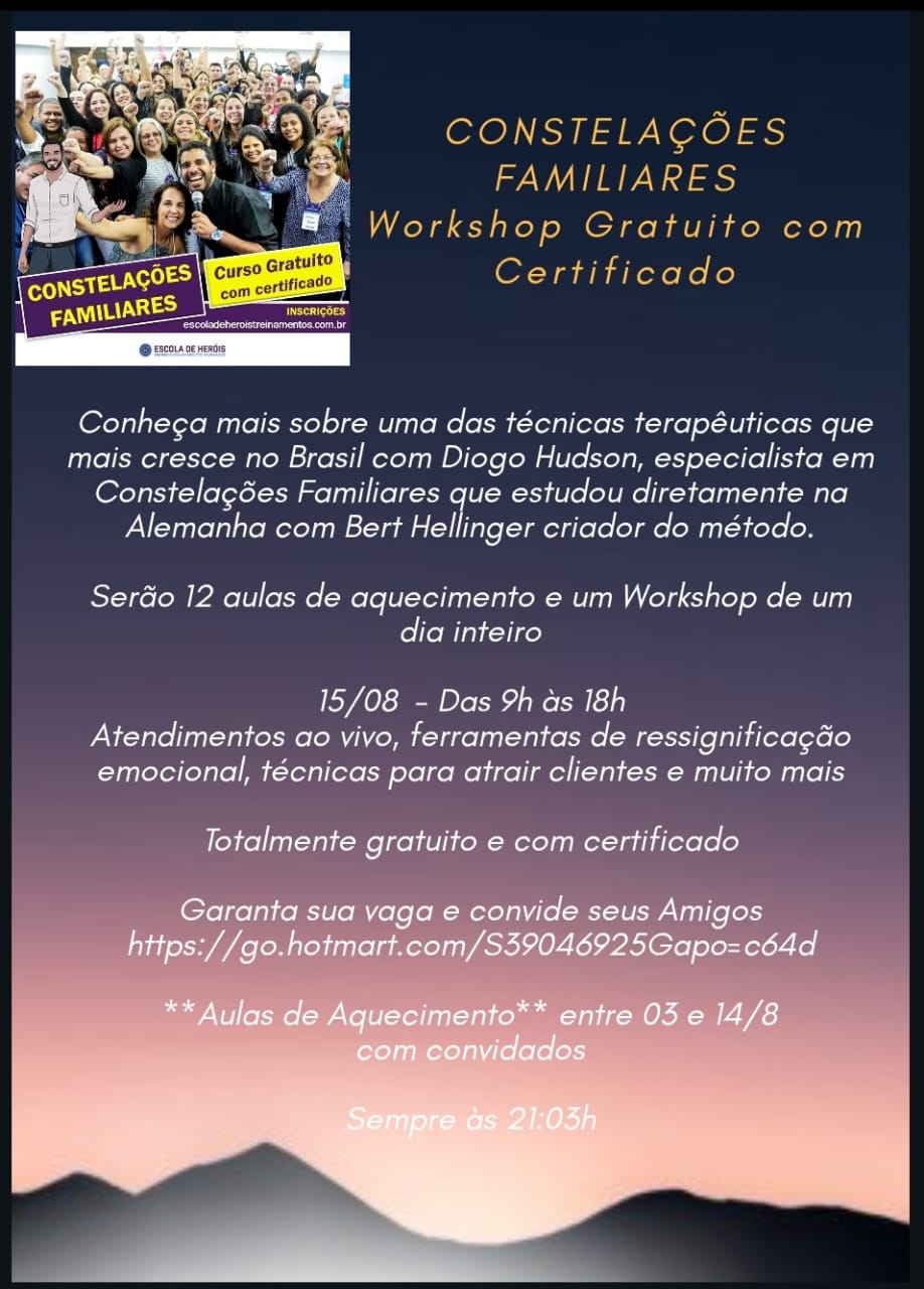 Workshop Constelação Familiar