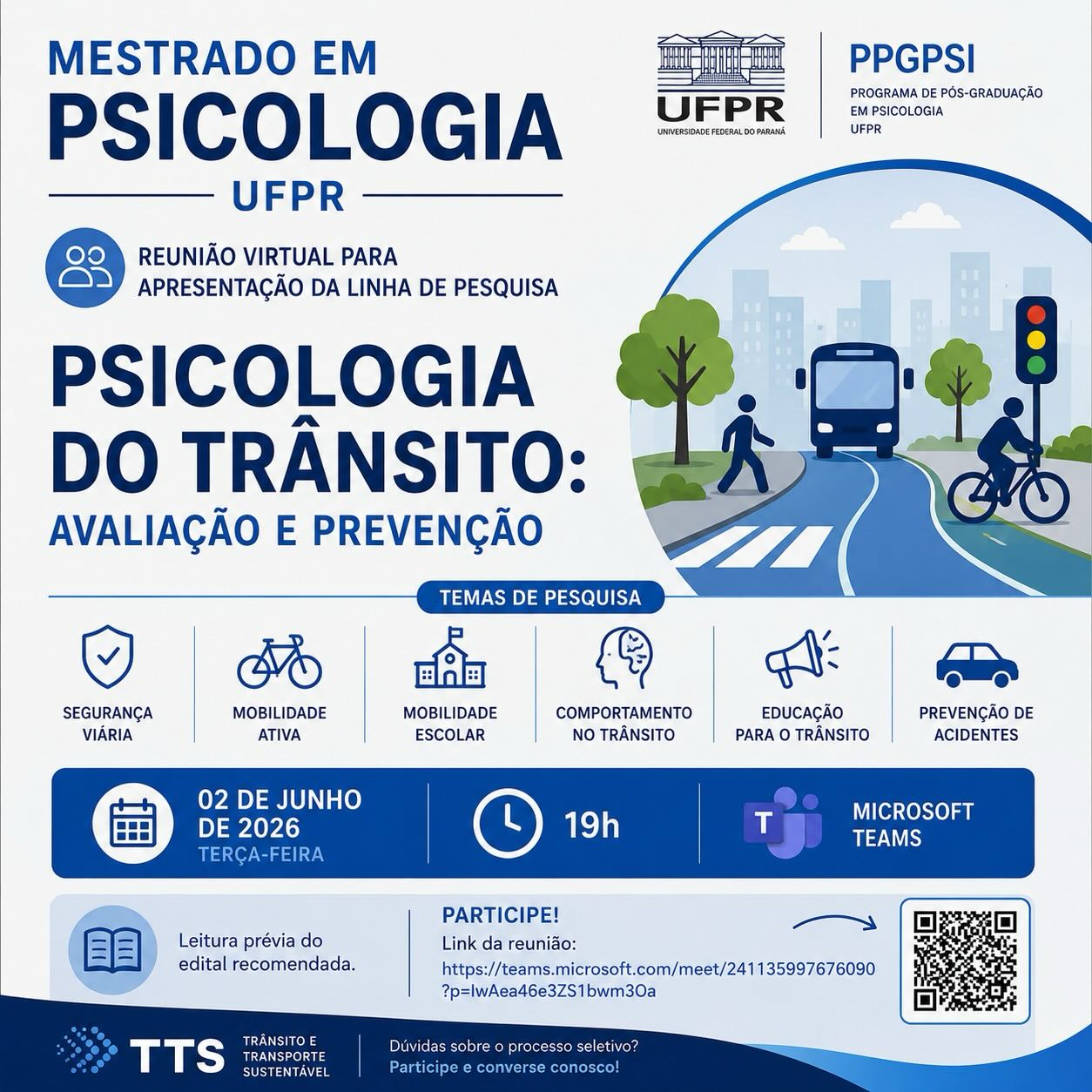 Mestrado em Psicologia - Psicologia do Tr&acirc;nsito: Avalia&ccedil;&atilde;o e preven&ccedil;&atilde;o
