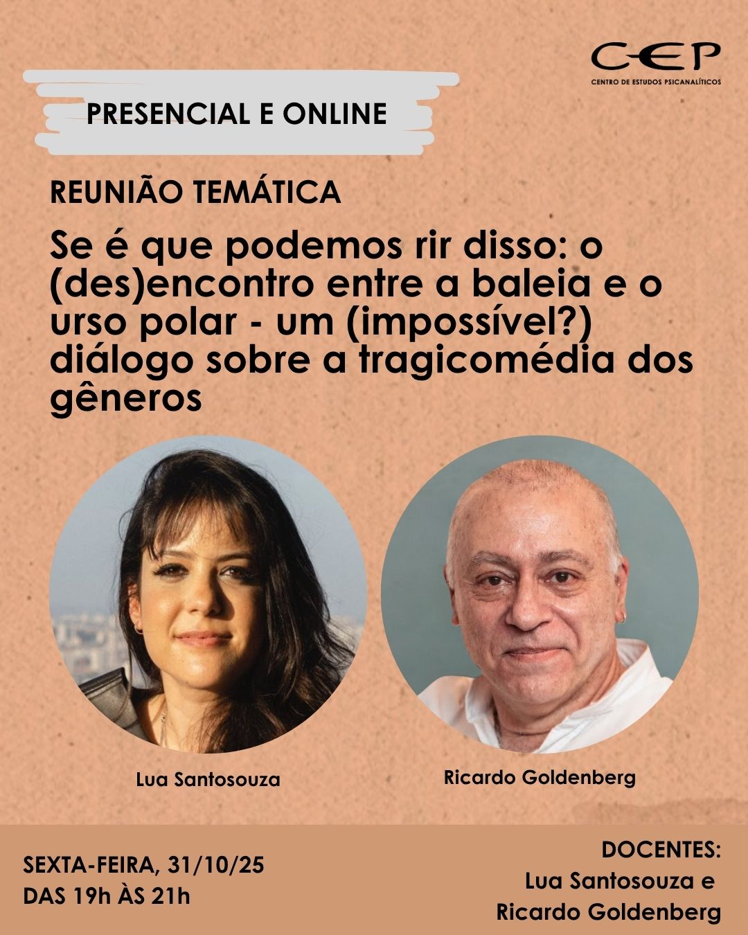 Reunião Temática com Lua Santosouza e Ricardo Goldenberg