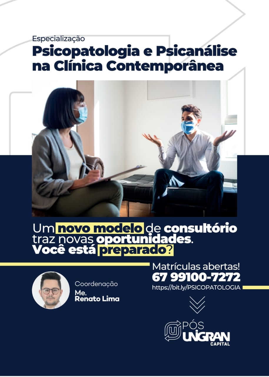 Pós-graduação em Psicopatologia e Psicanálise na Clínica Contemporânea