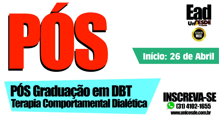 Pós graduação em DBT - Terapia Comportamental Dialética