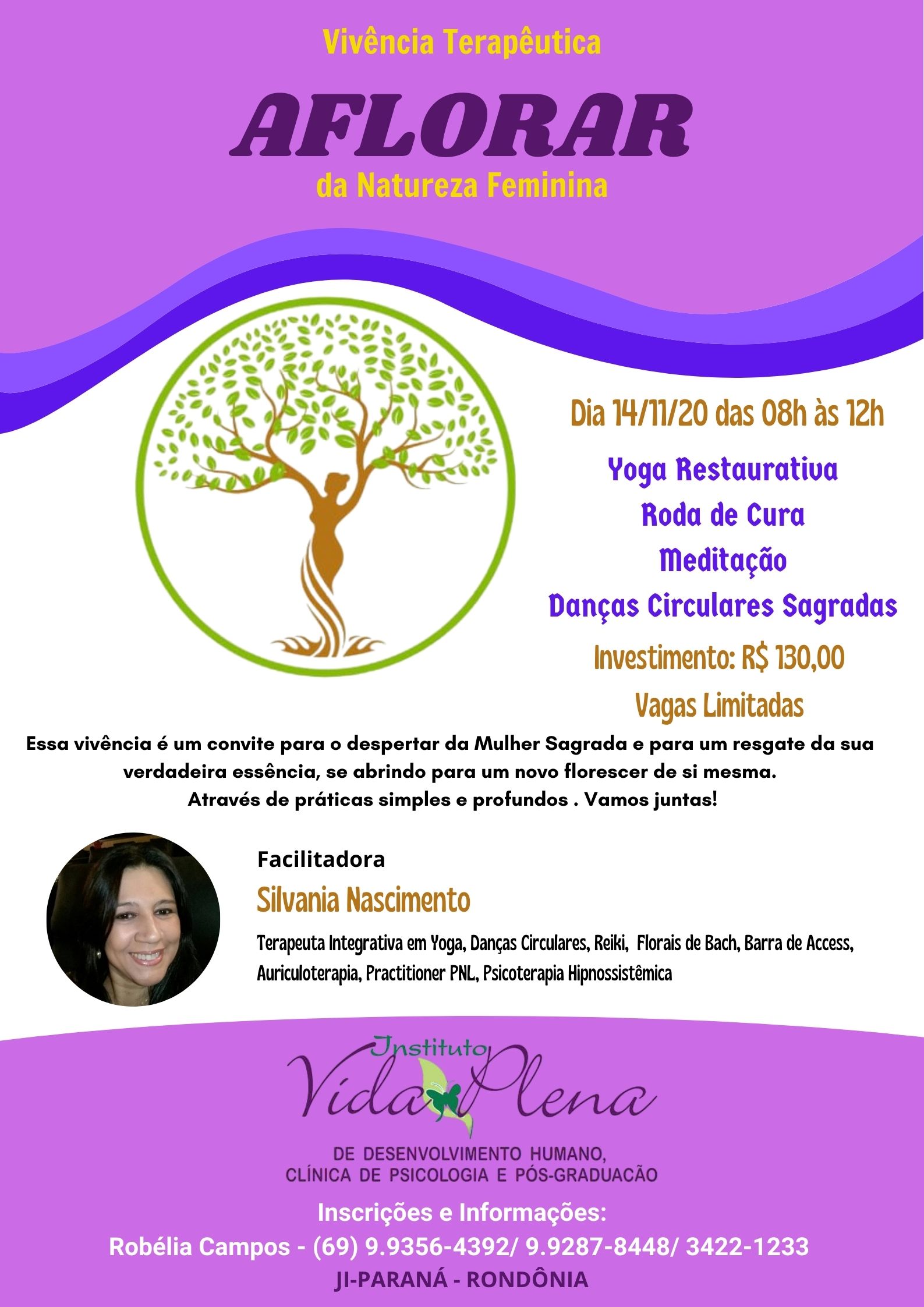 VIVÊNCIA TERAPÊUTICA AFLORAR DA NATUREZA FEMININA