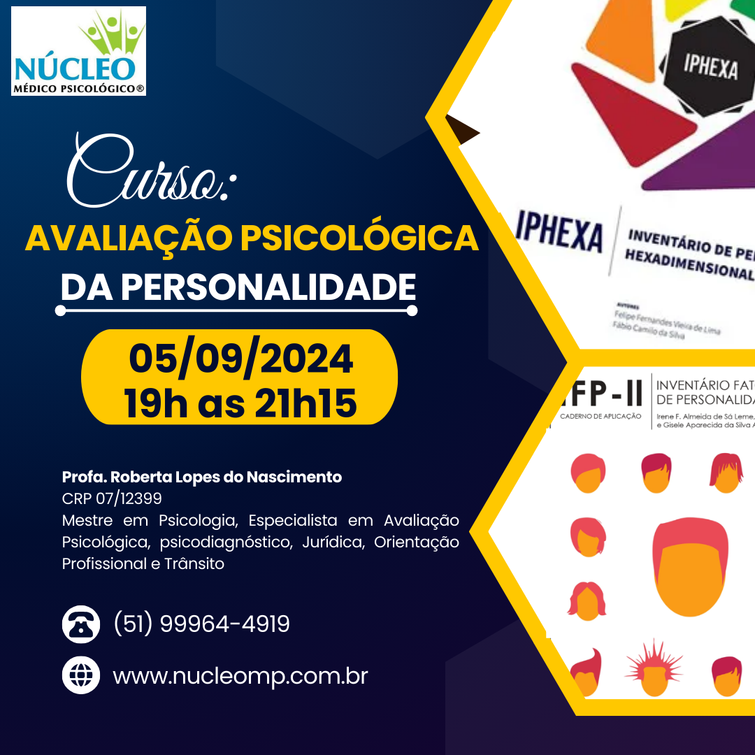 Curso: Avaliação Psicológica da Personalidade