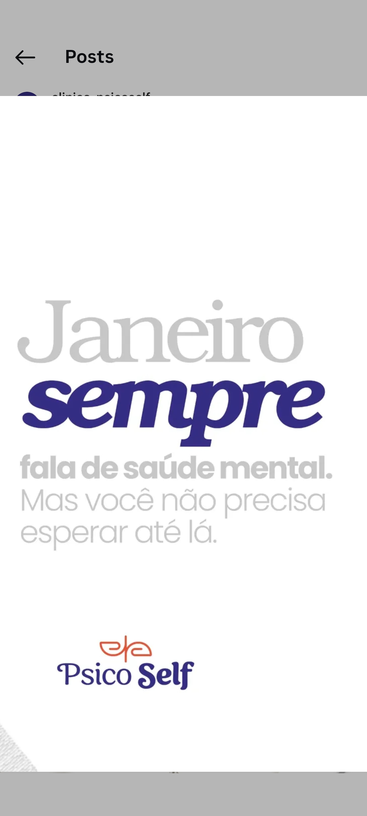 Grupo Reflexivo - JANEIRO BRANCO -"sa&uacute;de mental sem filtro"