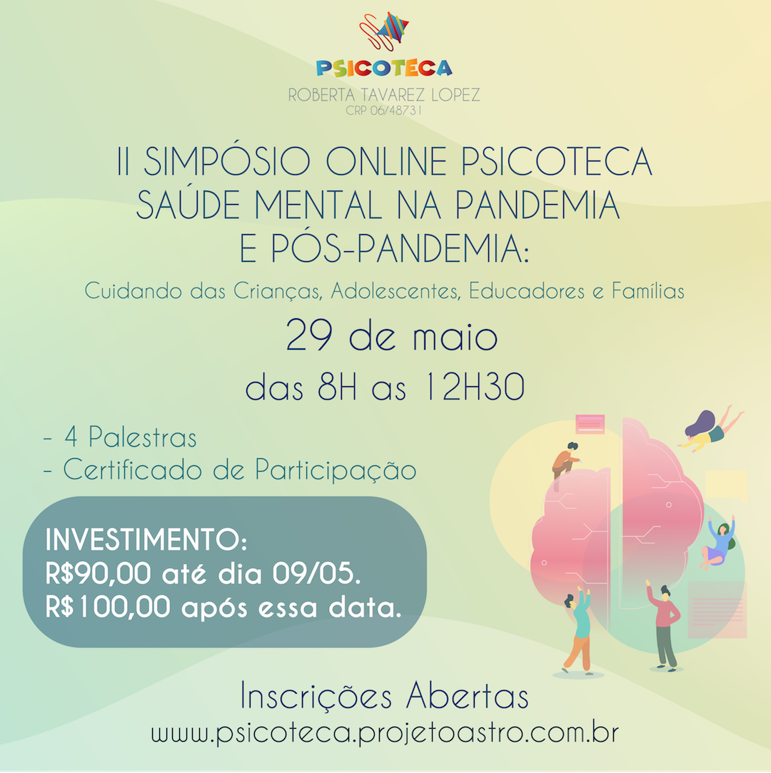 II Simpósio Psicoteca - SAÚDE MENTAL NA PANDEMIA E PÓS PANDEMIA