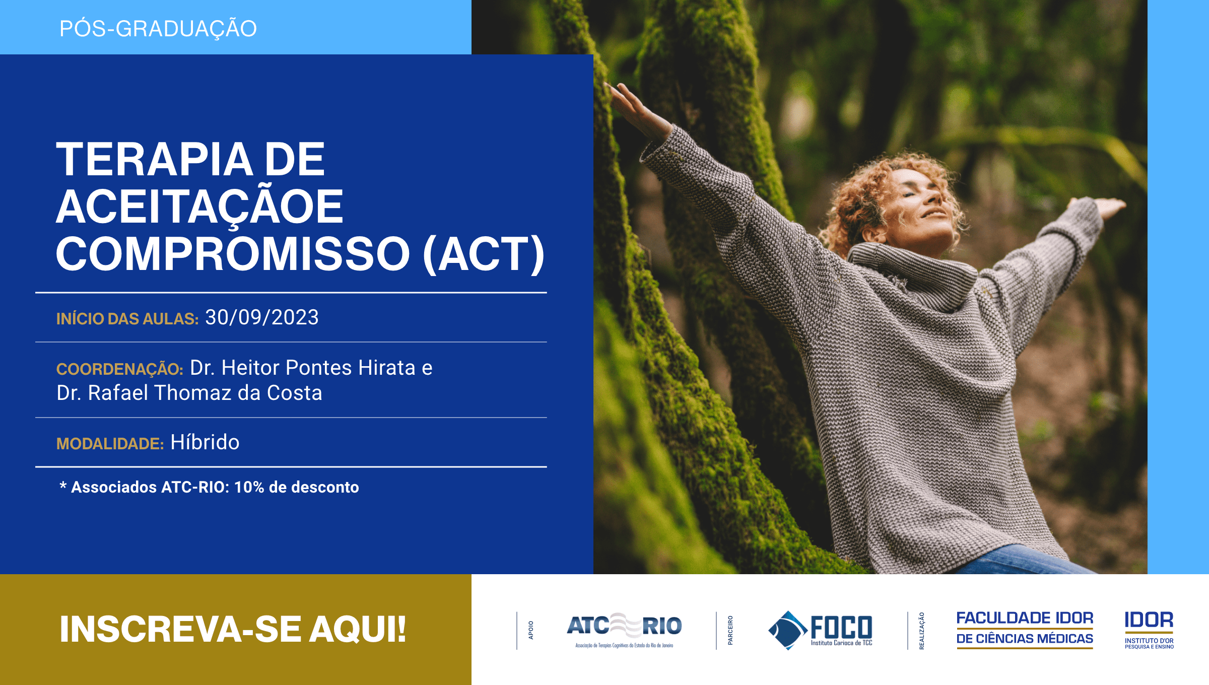 Pós-Graduação de Terapia de Aceitação e Compromisso (ACT)