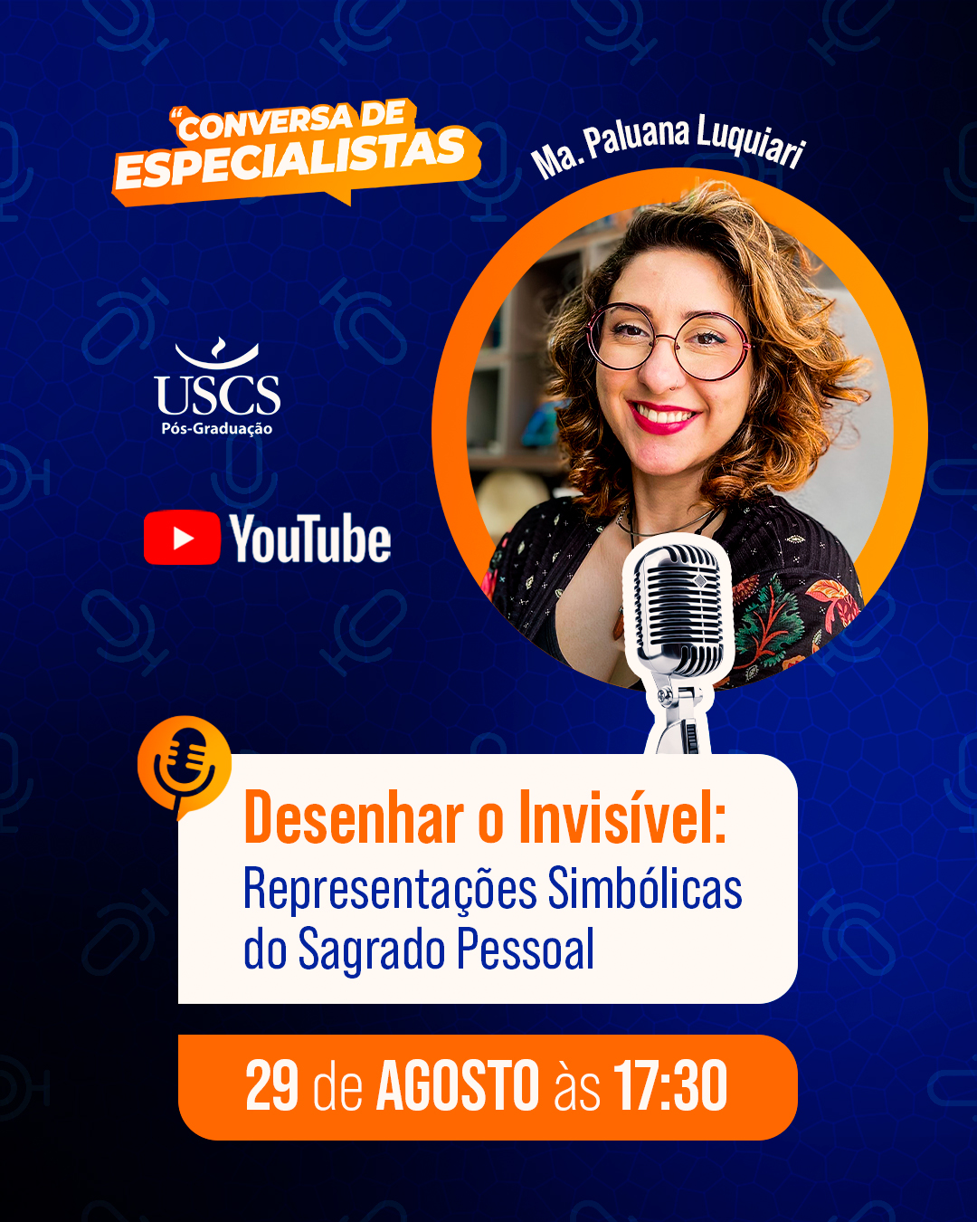 Live: Desenhar o Invisível: Representações Simbólicas do Sagrado Pessoal
