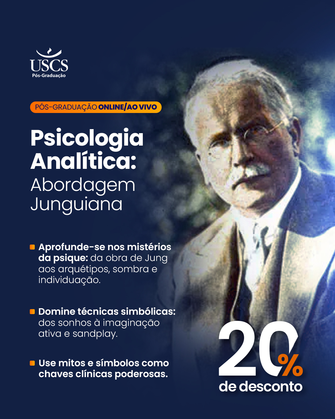 Psicologia Analítica: Abordagem Junguiana, última turma de 2025