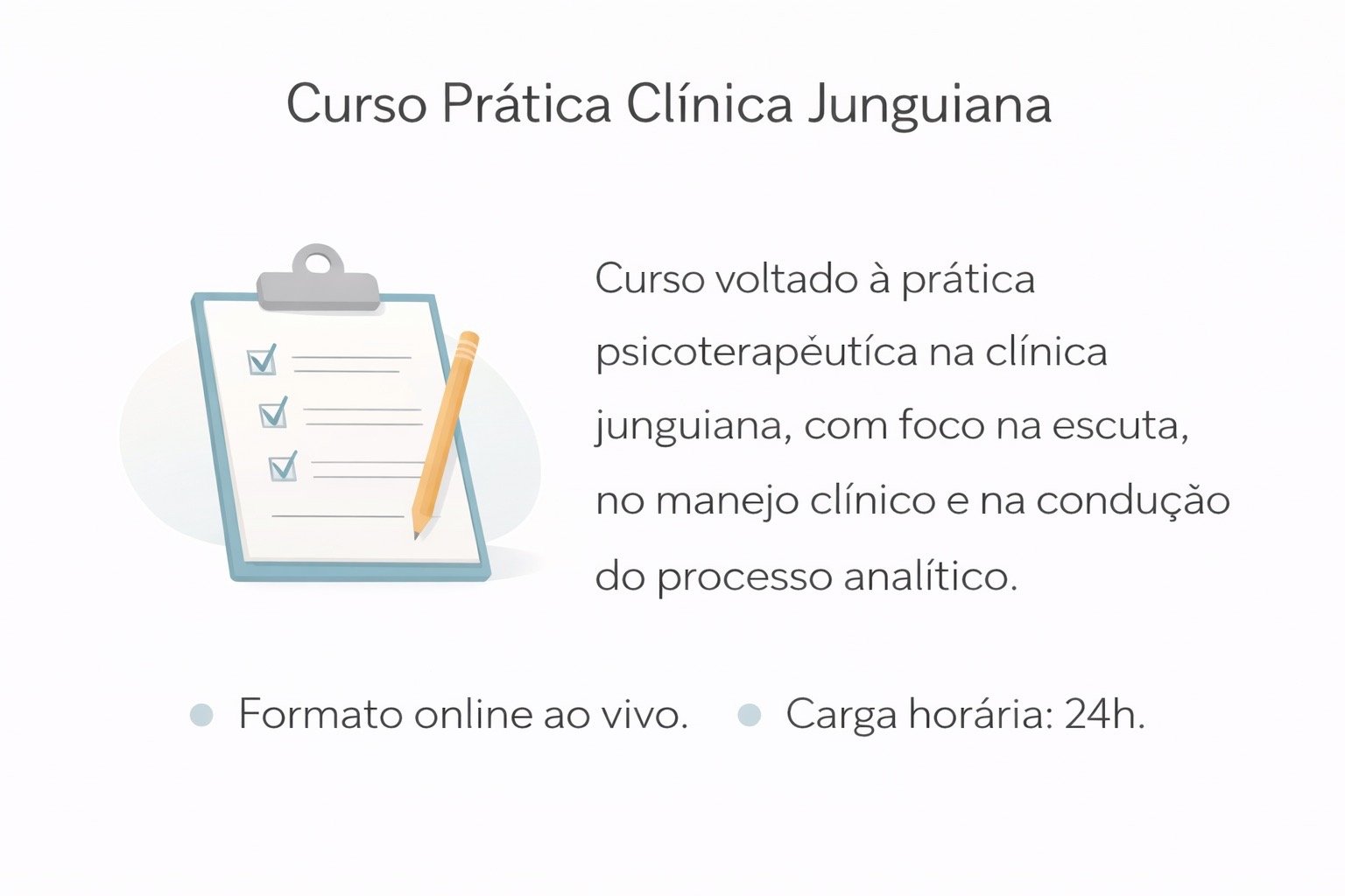 Curso a Pr&aacute;tica Cl&iacute;nica junguiana
