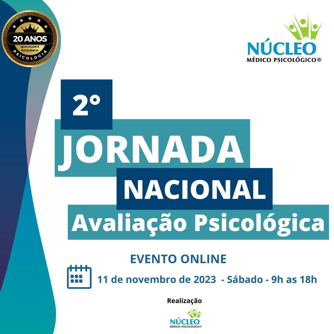 2° JORNADA NACIONAL - Avaliação Psicológica - Evento Online