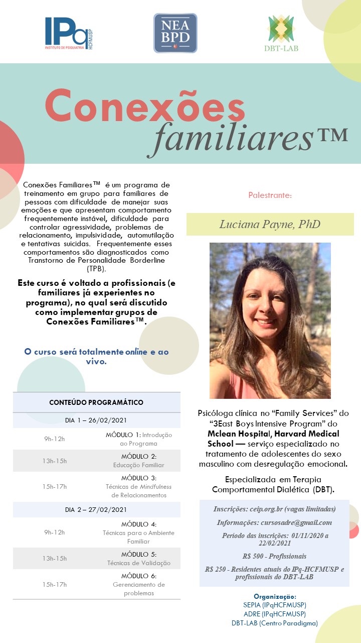 CURSO CONEXÕES FAMILIARES 2021