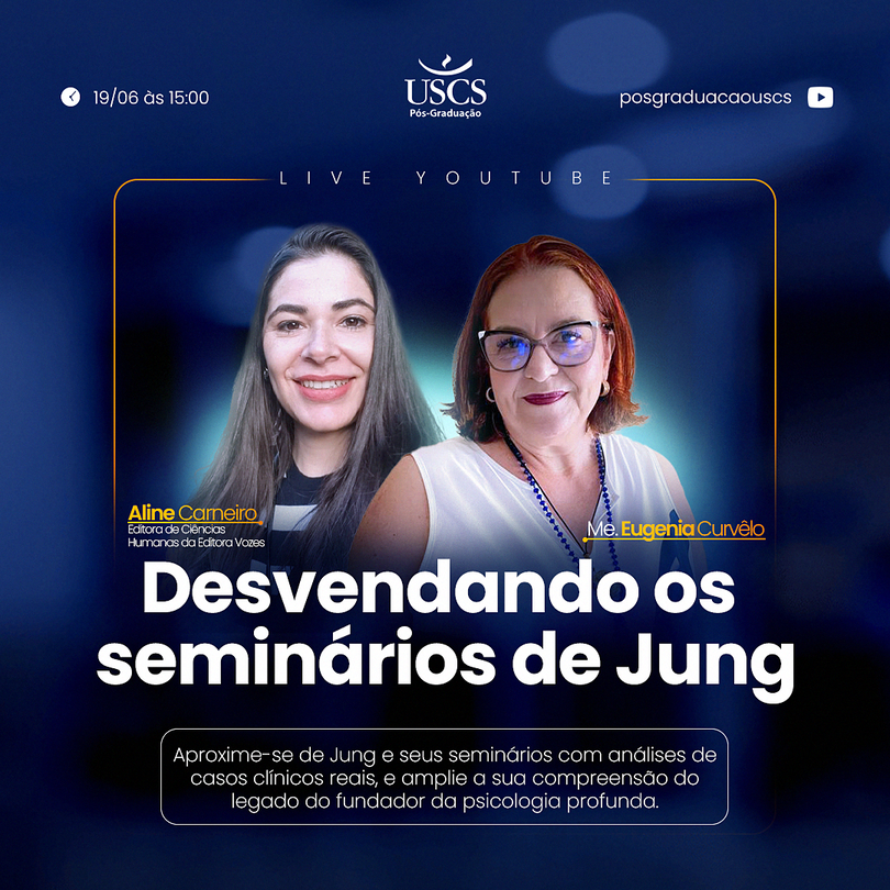 Aula gratuita e ao vivo: Desvendando os seminários de Jung