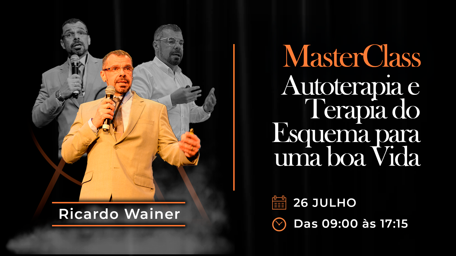 Masterclass: Autoterapia e Terapia do Esquema para uma boa vida