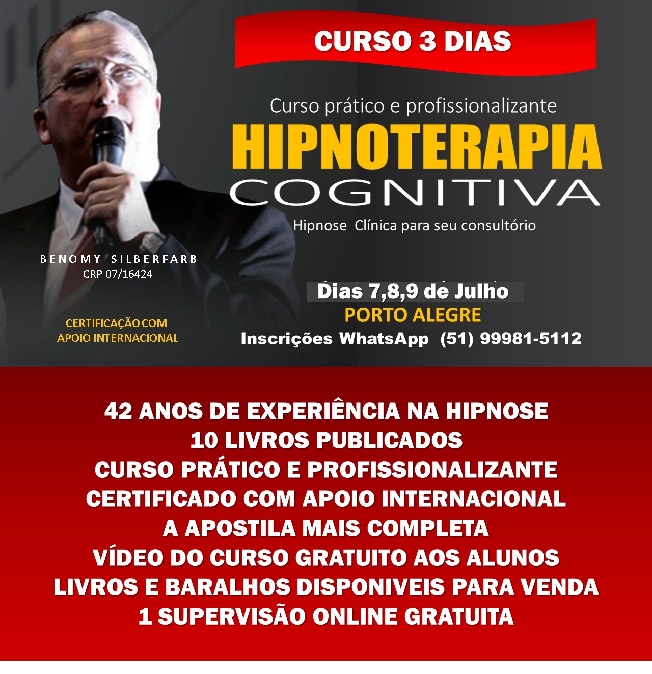 CURSO DE HIPNOSE CLINICA