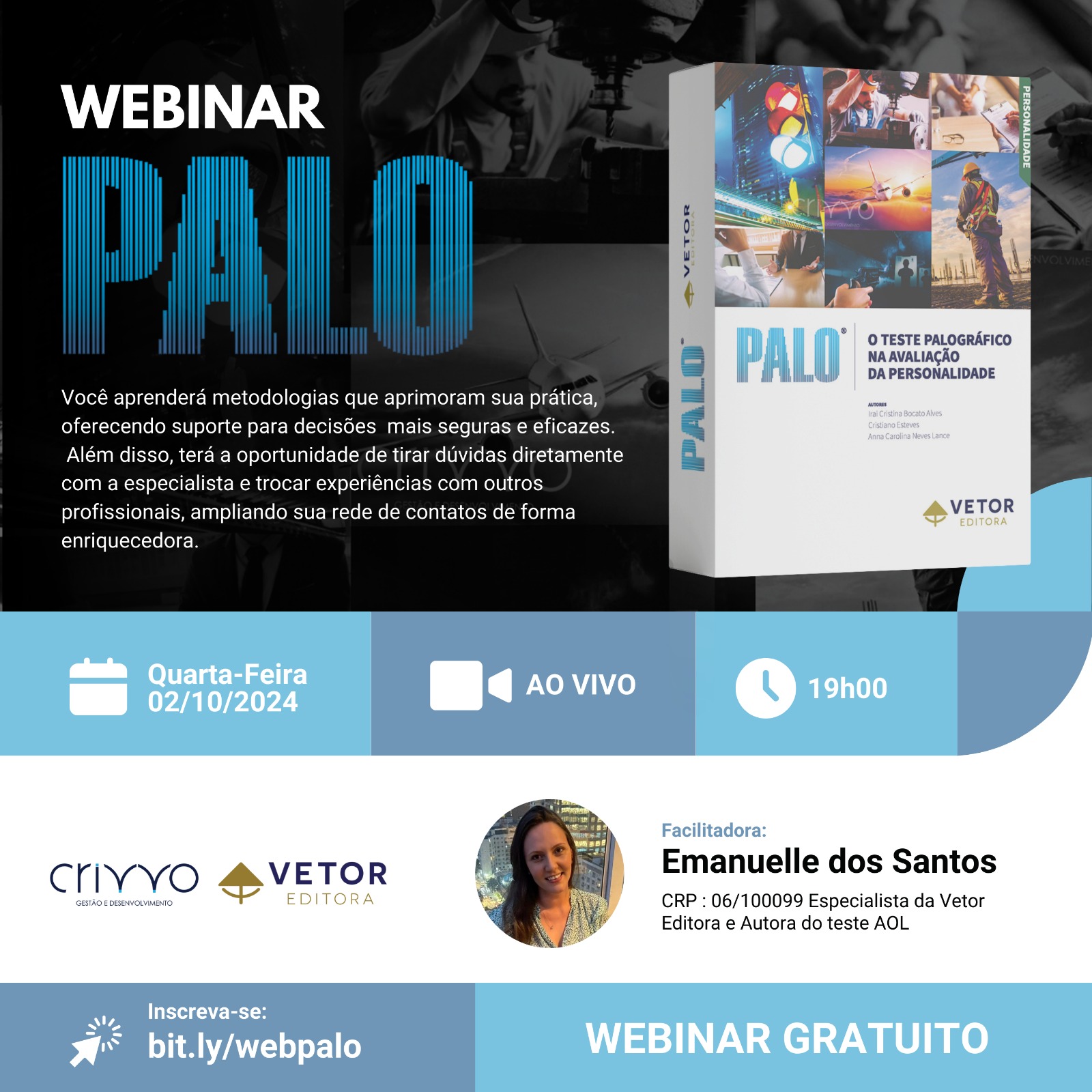 Webinar Palográfico - Vetor Editora - Promovida pela Crivvo Gestão e Desenvolvimento
