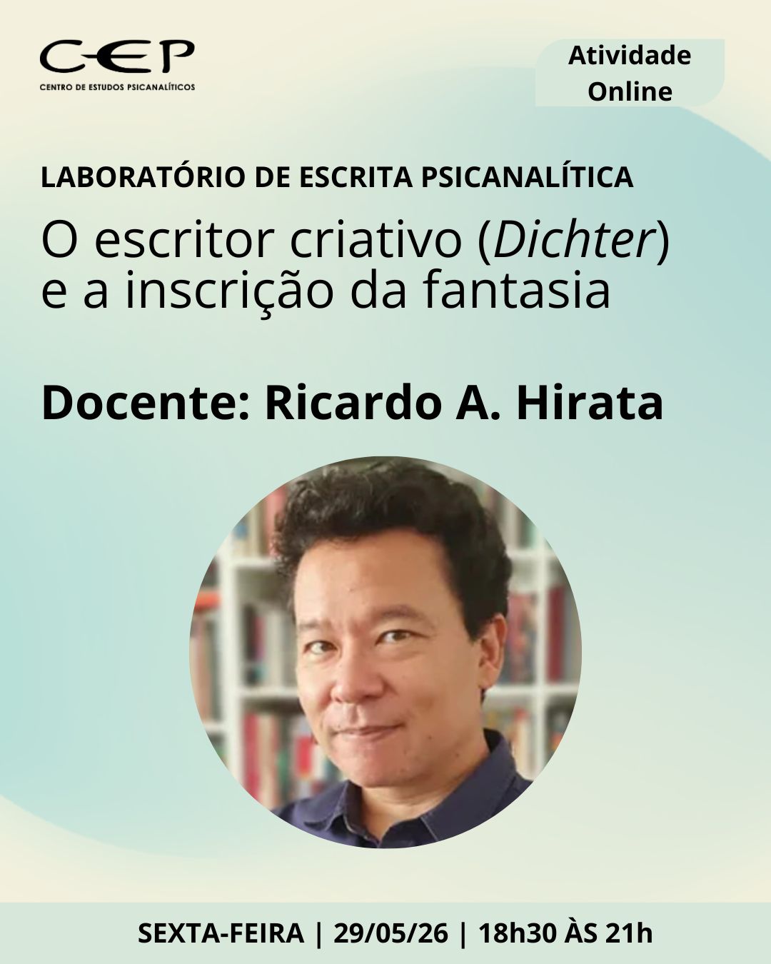 O escritor criativo (Dichter) e a inscri&ccedil;&atilde;o da fantasia