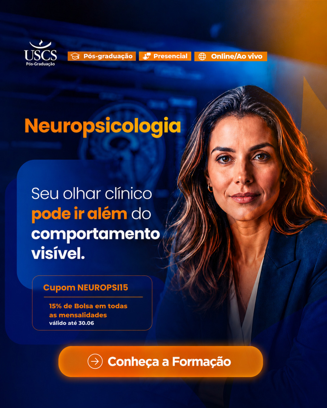 P&oacute;s em Neuropsicologia