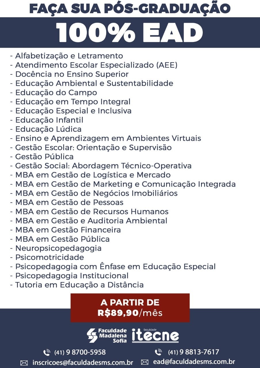 Cursos de pós ead com descontos para psicólog@s.