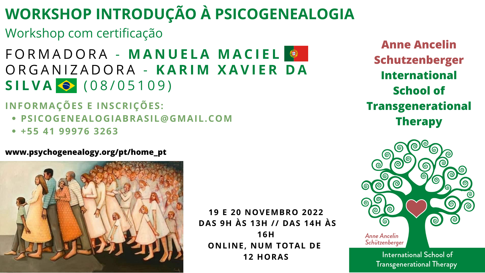 workshop lusobrasileiro de Psicogenealogia