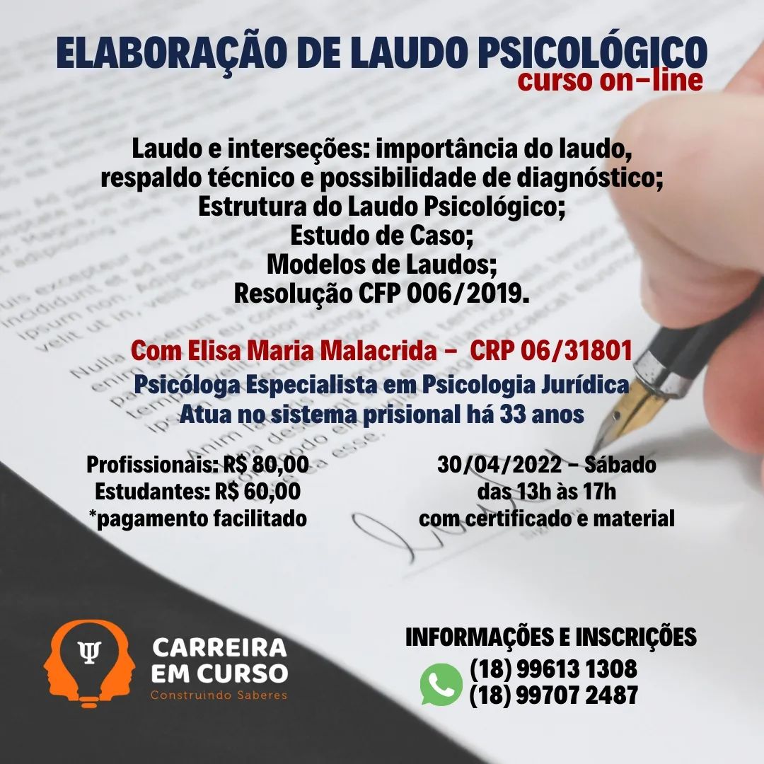 Elaboração de Laudo Psicológico