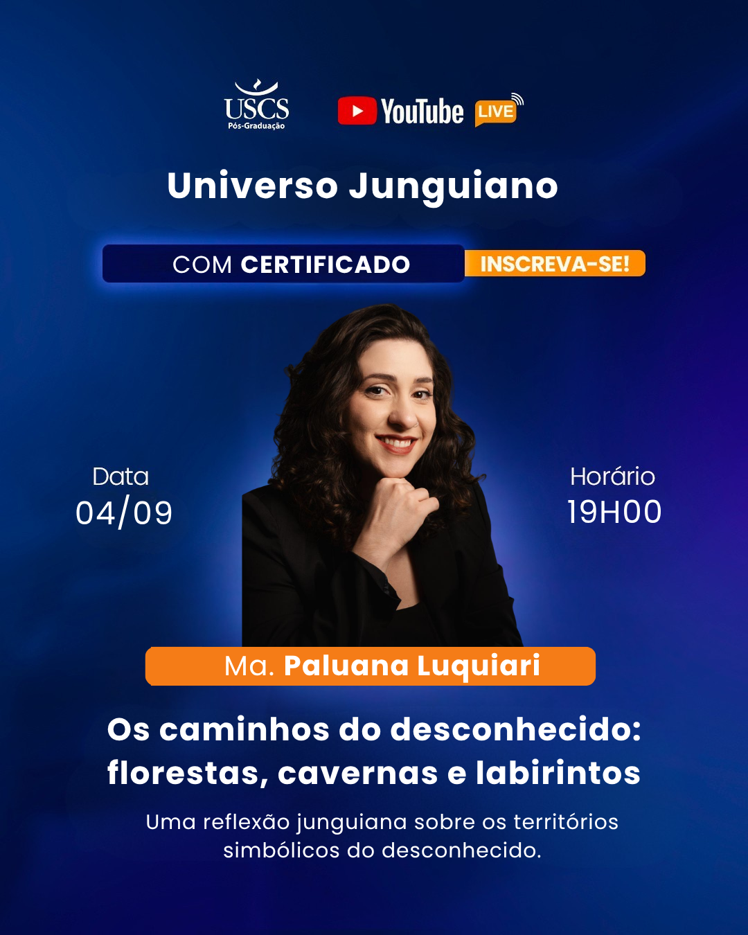Live | Os caminhos do desconhecido: florestas, cavernas e labirintos