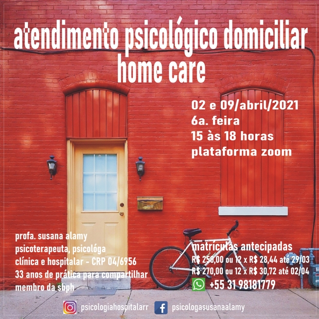 Curso Atendimento Psicológico Domiciliar