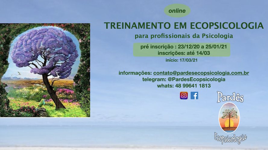 Treinamento em Ecopsicologia online - para Psicólogos