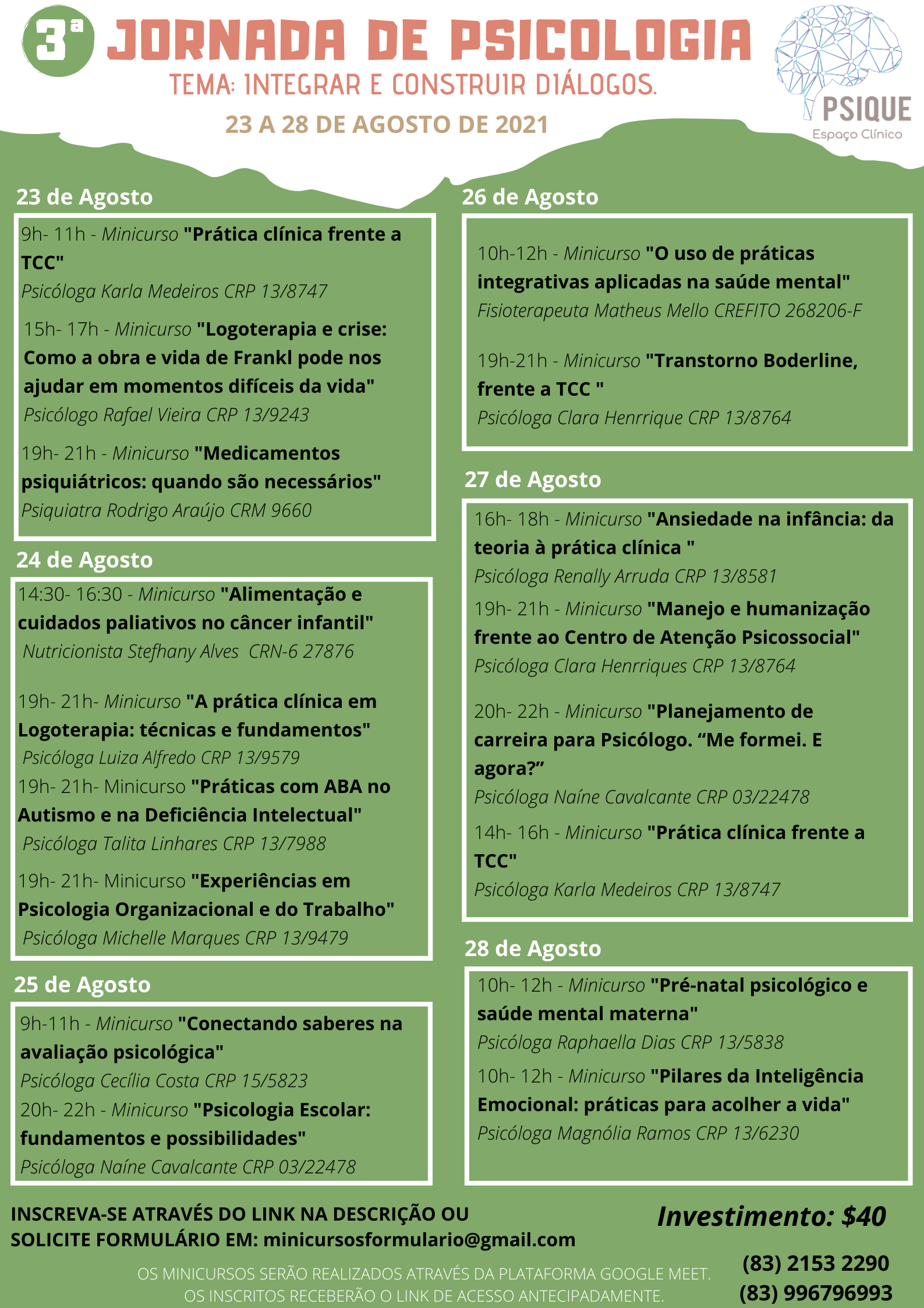 JORNADA DE PSICOLOGIA 2021