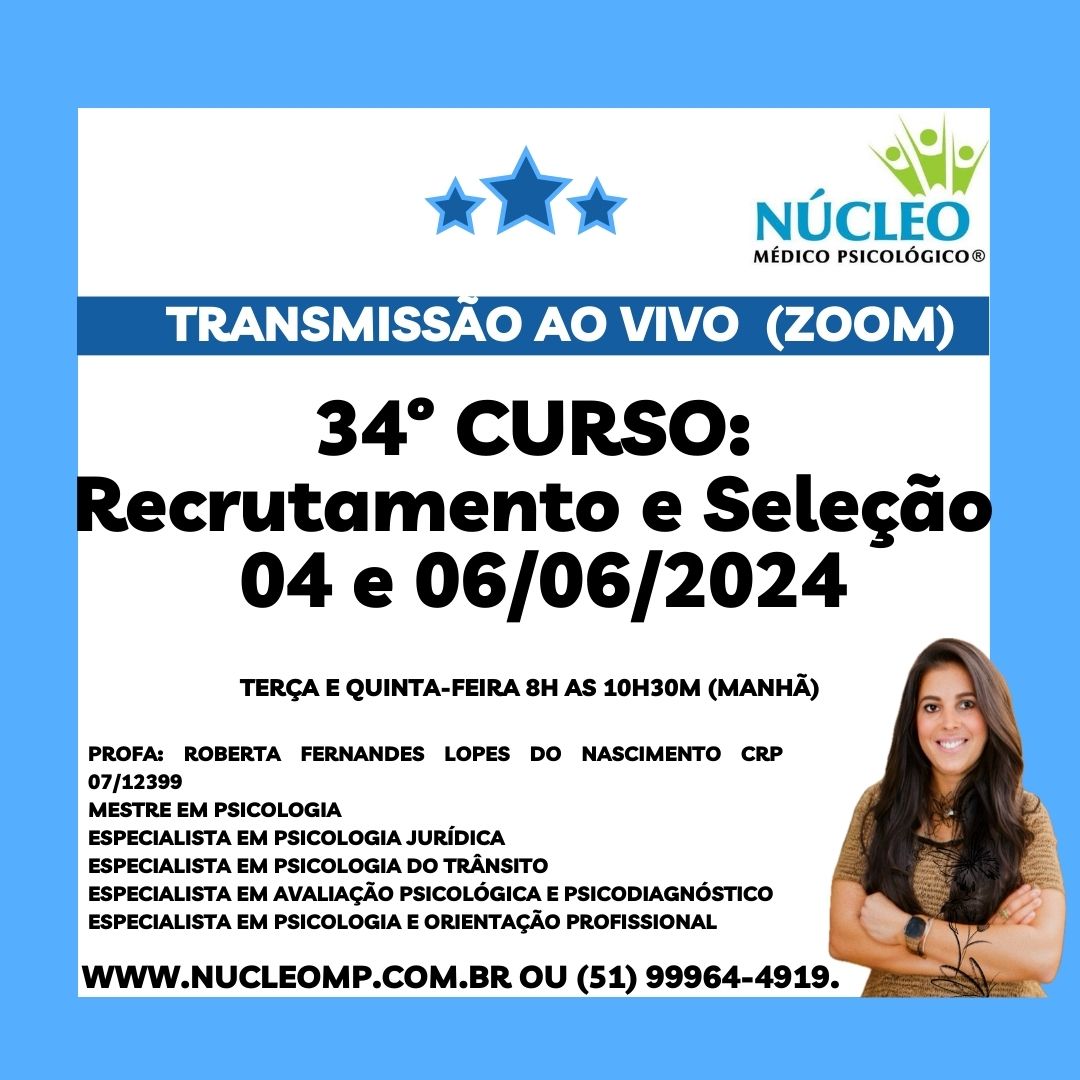 34º Curso: Recrutamento e Seleção