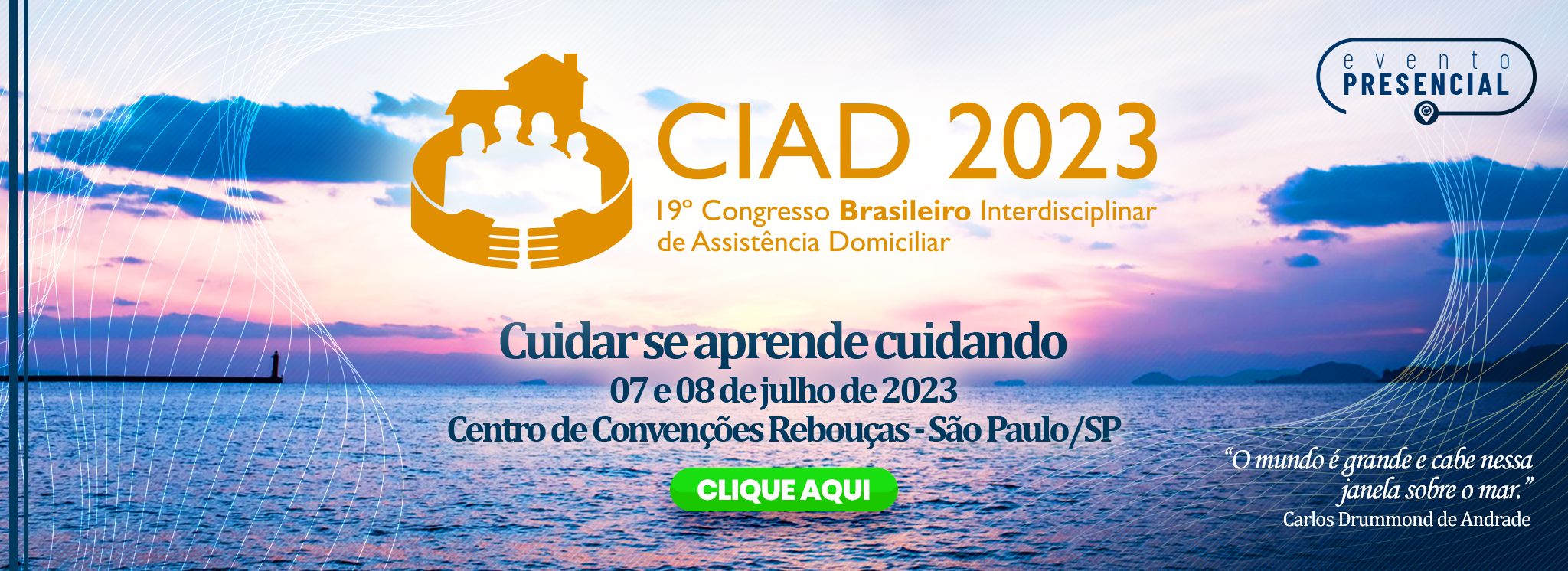 CIAD 2023	19o Congresso Brasileiro Interdisciplinar de Assistência Domiciliar