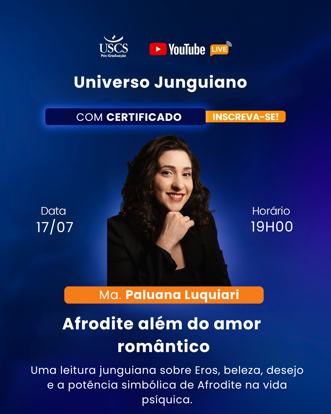 Live | Afrodite al&eacute;m do amor rom&acirc;ntico