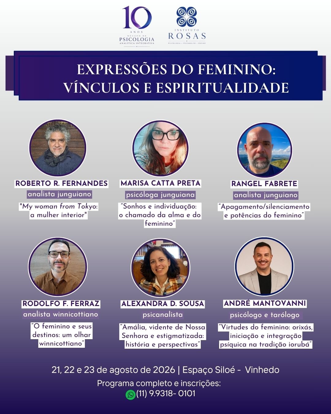 Express&otilde;es do Feminino: V&iacute;nculos e Espiritualidade.