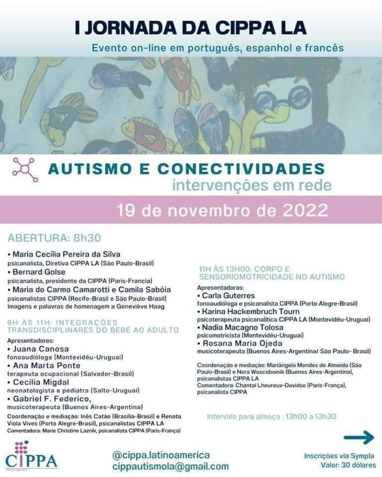 Jornada da CIPPA Latina América “ Autismo e conectividades”