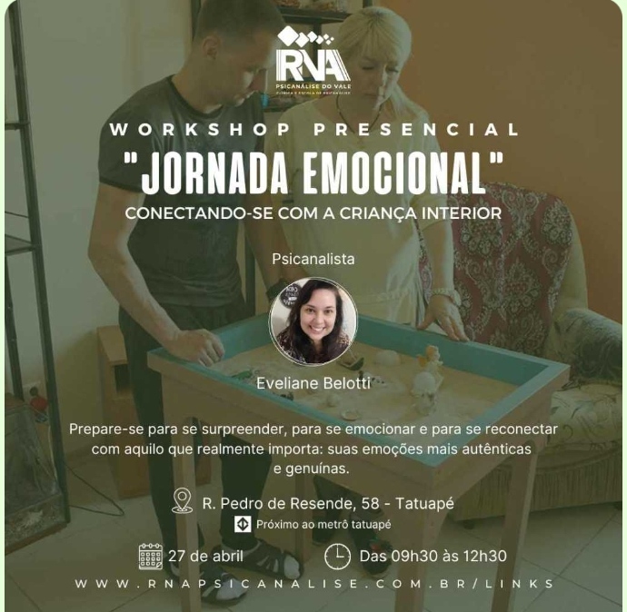 Workshop Jornada Emocional - Conectando-se com sua Criança Interior