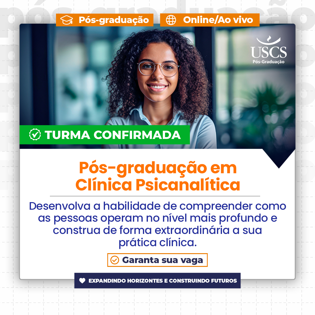 Turma confirmada Clínica Psicanalítica