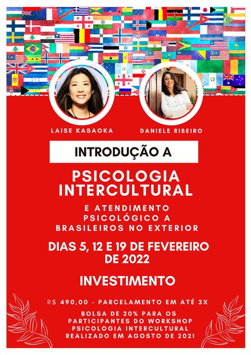 Introdução a Psicologia Intercultural e Atendimento psicológico a brasileiros no exterior
