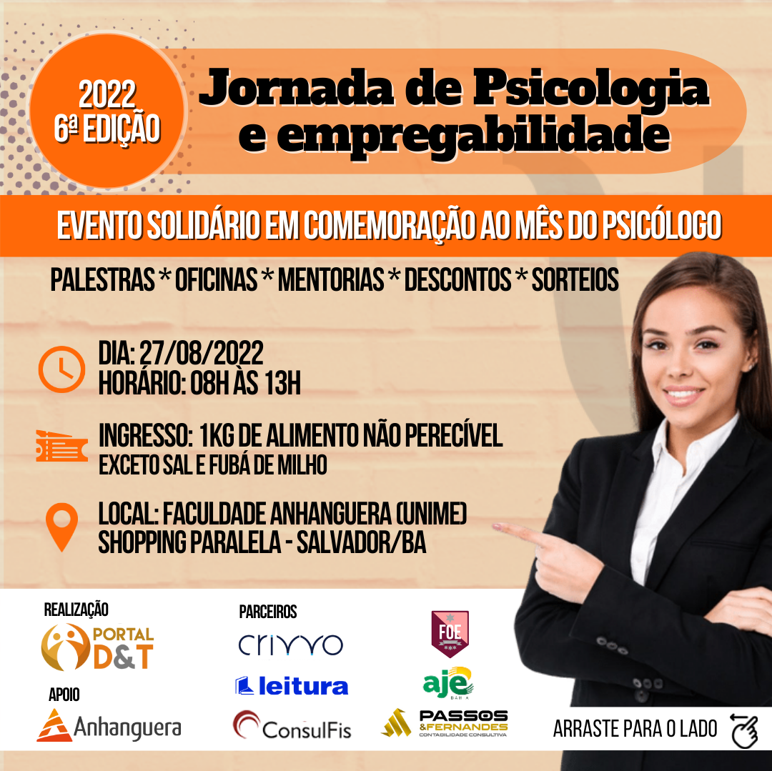 Jornada de Psicologia e Empregabilidade 2022