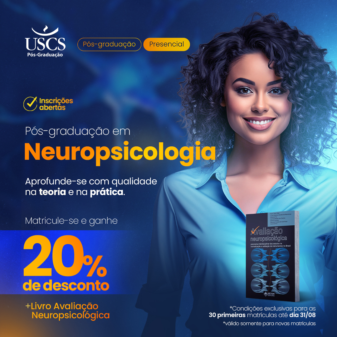 Neuropsicologia com brinde e desconto!