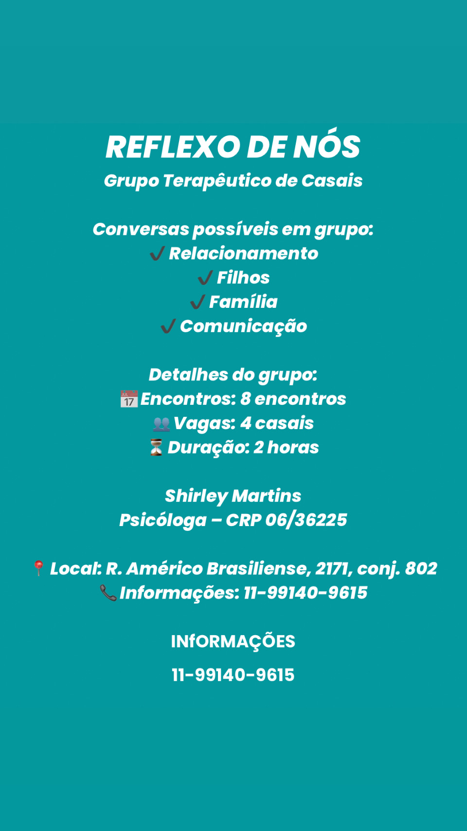 Grupo Terapêutico de Casais