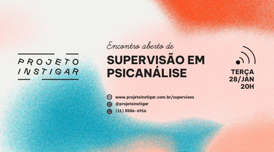 Encontro Aberto de Supervisão em Psicanálise [Janeiro]