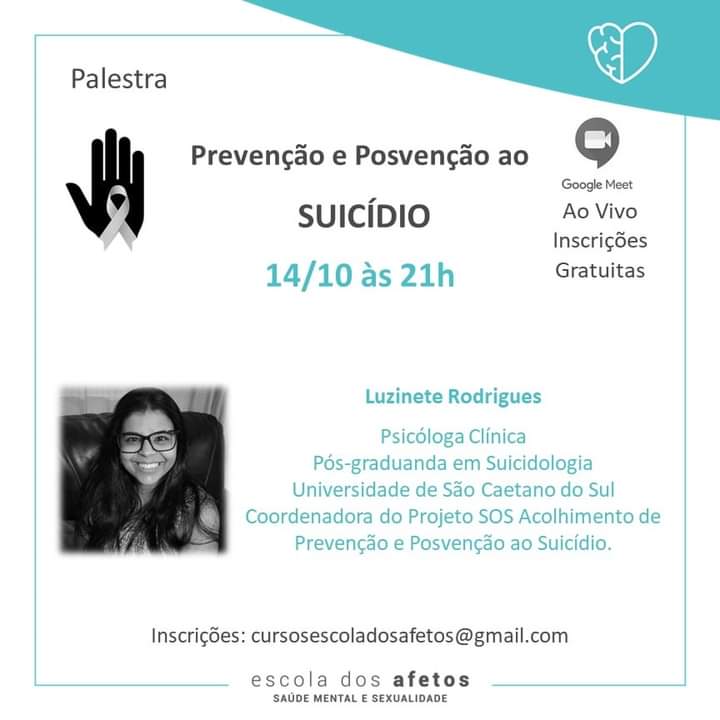 PREVENÇÃO E POSVENÇÃO AO SUICÍDIO