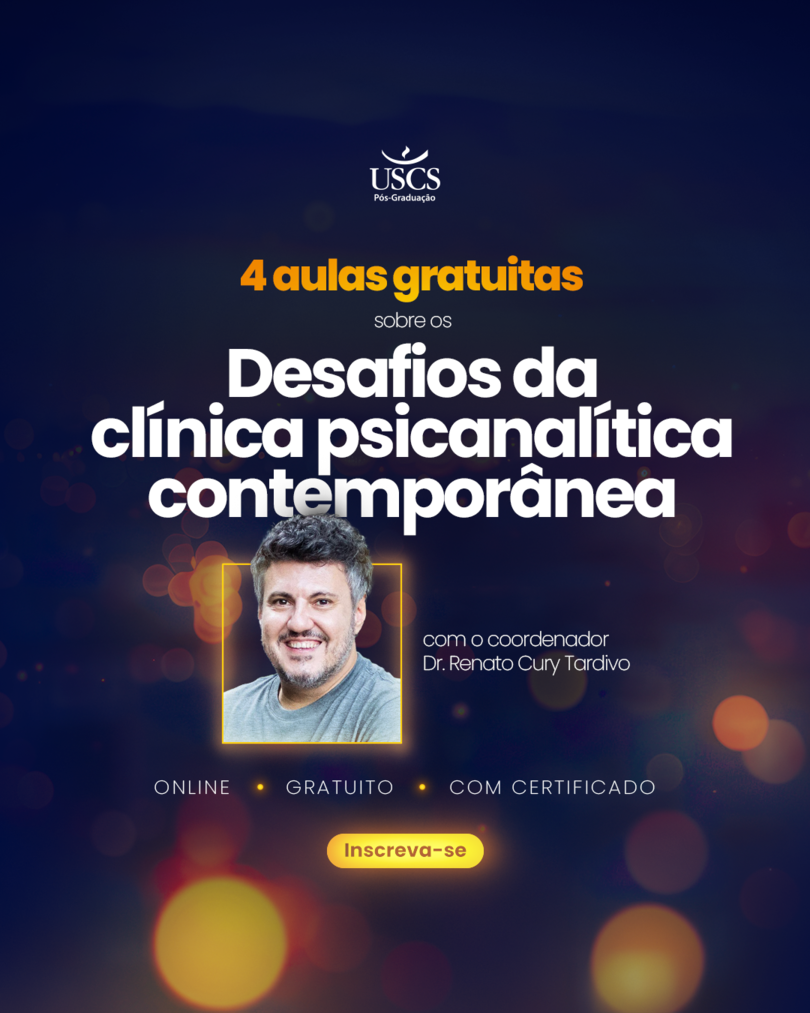 Mini curso gratuito com certificado: Desafios da clínica psicanalítica contemporânea